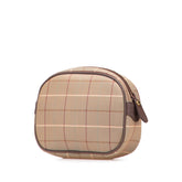 Vintage Check Canvas Clutch